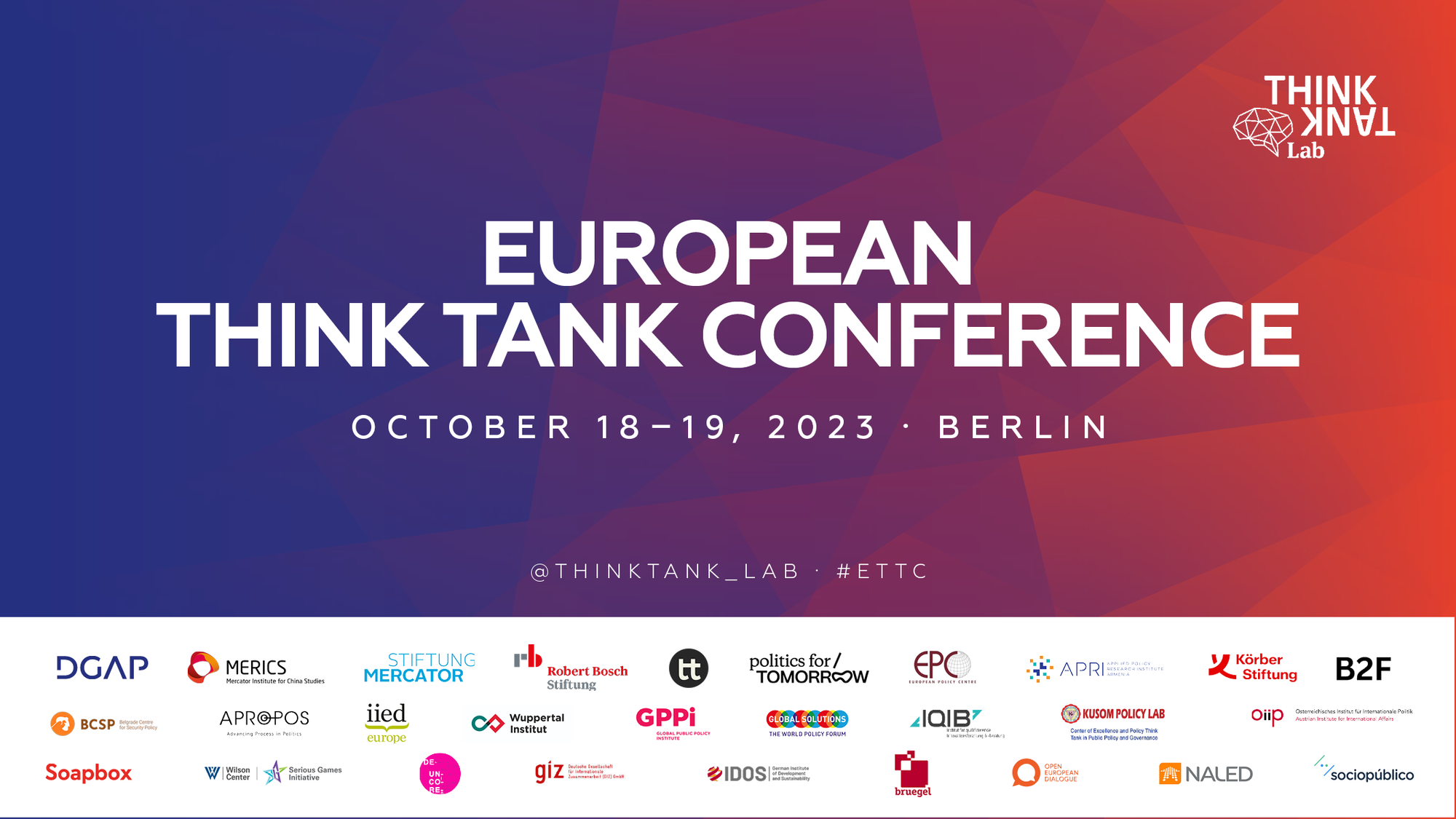 European Think Tank Conference 2023